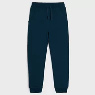 Spodnie i spodenki dla chłopców - Sinsay - Spodnie dresowe jogger - Granatowy - miniaturka - grafika 1