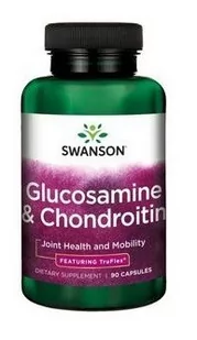 SWANSON Glukozamina z Chondroityną 90 kapsułek - Ochrona stawów - miniaturka - grafika 1