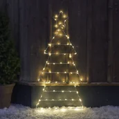 Choinki - Dekoracja ogrodowa choinka Led FOLDE 90 cm na baterie - miniaturka - grafika 1