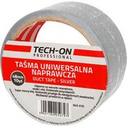 Taśmy izolacyjne i naprawcze - Taśma srebrna DUCT 28 mm 10yd TECH-ON - miniaturka - grafika 1