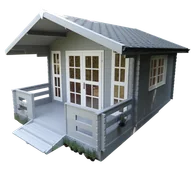 Altany ogrodowe - Domek parterowy z tarasem HAVILLA 12 + 7 m2 - Nordenwood - miniaturka - grafika 1