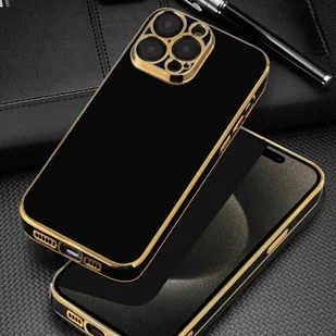 ETUI GLAMOUR CASE SAMSUNG A56 5G CZARNY - Etui i futerały do telefonów - miniaturka - grafika 1