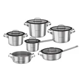 Zestawy garnków i patelni - Zestaw garnków GÖTZE &amp; JENSEN Denver CS701 (11 elementów) - miniaturka - grafika 1