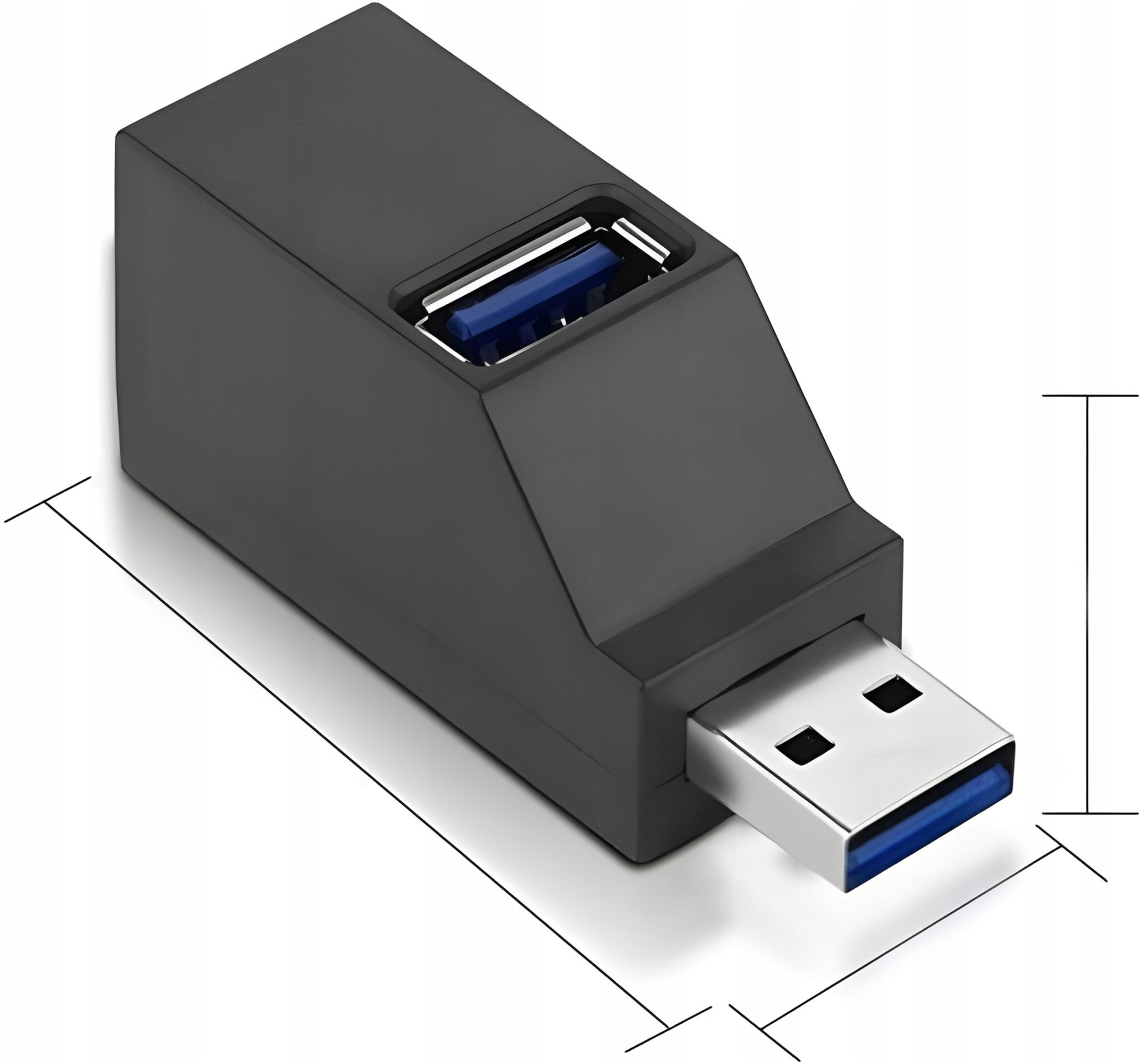 HUB USB Retoo SZYBKI HUB USB 3.0 ROZDZIELACZ ADAPTER
