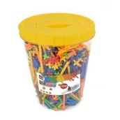 Klocki - Kids Pro Słomki konstrukcyjne 1000 elementów Kubeł - Pro - miniaturka - grafika 1