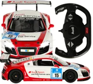 Zabawki zdalnie sterowane - Autko Zdalnie Sterowane Rastar AUDI R8 LMS Samochód Auto Na Pilot 2,4 GHz RC 1:14 - miniaturka - grafika 1