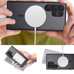 Etui ochronne na telefon MagMat Case do MagSafe do Samsung Galaxy S23 Ultra Matte Black - Etui i futerały do telefonów - miniaturka - grafika 6