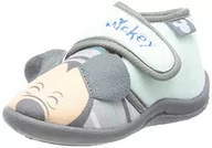 Skarpetki dla dzieci - CERDÁ LIFE'S LITTLE MOMENTS, Domowe Sneakersy na rzepy zabawny kształt buta z myszką Miki z Wewnątrz 100% bawełny i antypoślizgowej podeszwy, zielona, 26 EU, zielony - miniaturka - grafika 1
