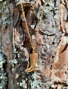 Naszyjnik but kowbojski - Naszyjniki - miniaturka - grafika 1