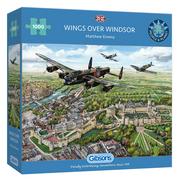 Puzzle - Puzzle 1000 Samoloty nad Zamkiem Windsor - miniaturka - grafika 1