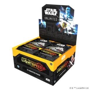 Star Wars: Unlimited Card Game - Jump to Lightspeed - Booster Box (24) Fantasy Flight Games - Gry planszowe - miniaturka - grafika 1