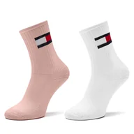 Skarpetki dla dzieci - Zestaw 2 par wysokich skarpet dziecięcych Tommy Hilfiger 701229940 Różowy - miniaturka - grafika 1