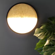 Lampy ścienne - Eco-Light Kinkiet LED Vista, złoty/czarny, Ø 30 cm - miniaturka - grafika 1