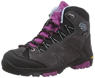 Brütting Mount Bona High Kids Uniseks - dzieci Buty trekkingowe i turystyczne, szary/liliowy/niebieski, 39 EU - Buty dla chłopców - miniaturka - grafika 1
