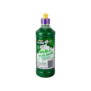 Tuban Klej brokatowy PVA 500 ml zielony - Przybory szkolne - miniaturka - grafika 1