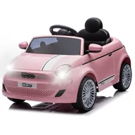 Pojazdy elektryczne dla dzieci - Milly Mally Pojazd na akumulator Fiat 500e Pink - miniaturka - grafika 1