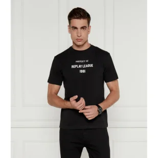 Replay T-shirt | Regular Fit - Koszulki męskie - miniaturka - grafika 1