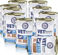 Mokra karma dla psów - Vet Response Karma mokra dla psa VET RESPONSE HYPOALLERGENIC kaczka 10x400 g - miniaturka - grafika 1
