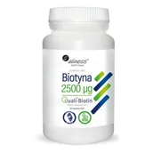 Suplementy diety - aliness Biotyna 2500 mcg 120 tabletek - miniaturka - grafika 1