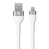 Kable USB - Kabel USB - Lightning FOREVER Flexible 2.4A 1 m Biały - miniaturka - grafika 1