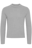 Swetry męskie - CASUAL FRIDAY Sweter męski, 50813/Light Grey Melange, S - miniaturka - grafika 1