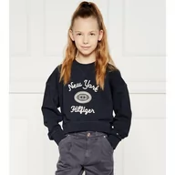 Bluzy dla dziewczynek - Tommy Hilfiger Bluza | Regular Fit - miniaturka - grafika 1