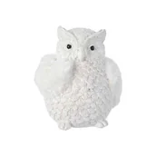 Ozdoby bożonarodzeniowe - Sowa Śnieżnobiała Figurka Ozdobna Świąteczna - miniaturka - grafika 1