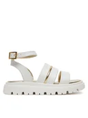 Buty dla dziewczynek - Tommy Hilfiger Sandały Sandal T4A2-33798-0371 M Biały - miniaturka - grafika 1