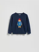 Bluzy i sweterki niemowlęce - Reserved - Sweter Paddington - granatowy - miniaturka - grafika 1