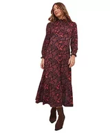 Sukienki - Joe Browns Damska sukienka midi Petite Dark Paisley High Neck Jersey, wielokolorowa, 16P, multi, 42-Maly - miniaturka - grafika 1