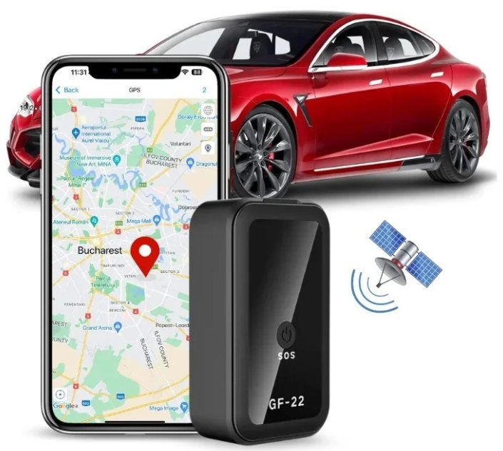 MINI LOKALIZATOR GPS PODSŁUCH PLUSKWA MAGNES BATERIA DO 6DNI GF-22