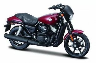 Motocykl 2015 Street 750 Bordowy Skala 1:18 - Samochody i pojazdy dla dzieci - miniaturka - grafika 1