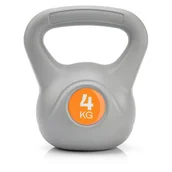 Kettlebell - Hantel Kettle Bell Meteor Bitumiczny 4kg - miniaturka - grafika 1