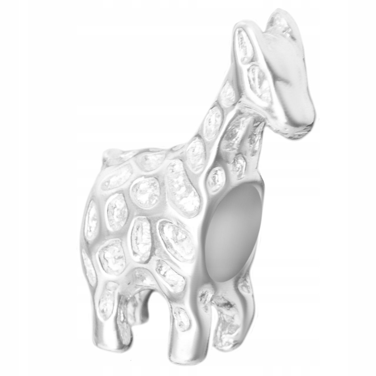 Charms Srebrny Koralik z Żyrafą Zwierzę Afryki Wielki Beads SREBRO 925
