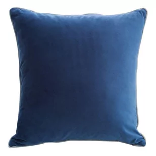 Euro Firany Poszewka Velvetowa Mel 40 x 40 Granatowy - Poszewki na poduszki - miniaturka - grafika 1