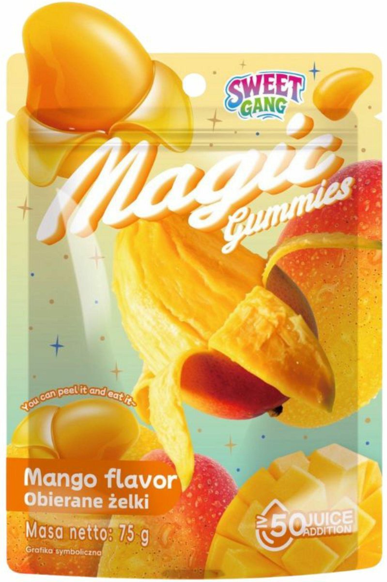 DAN TRADE MAGIC GUMMIES MANGO 75G