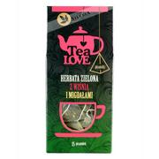 Herbata - Herbata Tea LOVE zielona z wiśnią i migdałami w piramidkach - miniaturka - grafika 1