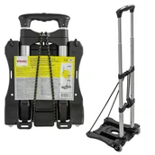 Wózki magazynowe - Wózek platformowy składany transportowy magazynowy warsztatowy 40kg gumy mocujące WMC - miniaturka - grafika 1