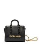 Etui na klucze - LOVE MOSCHINO Etui na klucze JC5411PP0NKZ0000 Czarny - miniaturka - grafika 1