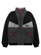 Bluzy damskie - Berghaus Bluza polarowa "Tramantana 91" w kolorze czarno-czerwono-szarym - miniaturka - grafika 1