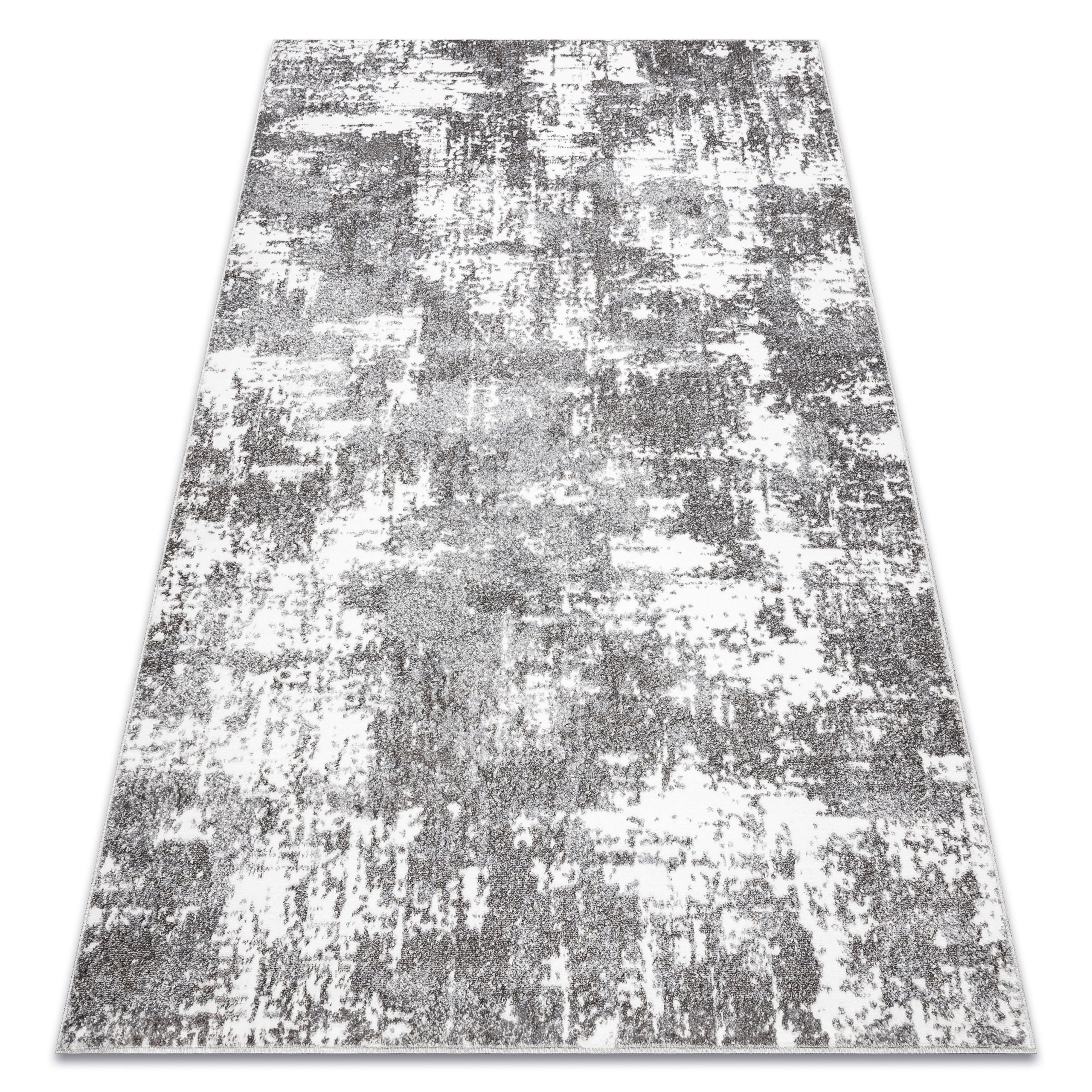 Dywan MATEO 8038/644 Nowoczesny vintage, przecierany - strukturalny szary 80x150 cm