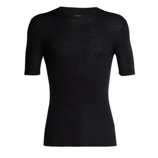 Koszulka Icebreaker 175 Everyday S/S Crewe 104482001BLK - czarna - Koszulki męskie - miniaturka - grafika 1