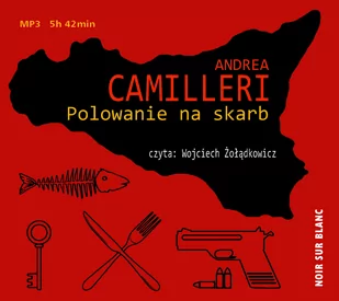 Noir sur Blanc Polowanie na skarb. Audiobook Andrea Camilleri - Audiobooki - kryminał, sensacja, thriller - miniaturka - grafika 1