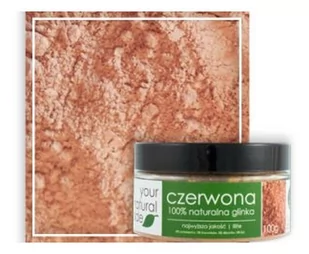 Your Natural Side Glinka czerwona 100% naturalna 100g - Maseczki do twarzy - miniaturka - grafika 1