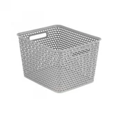 Wyposażenie pokoiku dziecięcego - Curver Koszyk Your Style szary, 35x33x22 cm - miniaturka - grafika 1