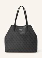 Torebki damskie - Guess Torba Shopper Victtoria Z Saszetką grau - miniaturka - grafika 1