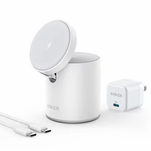 Anker Ładowarka PowerWave Mag Go 2w1 B2568321 - Ładowarki do telefonów - miniaturka - grafika 1