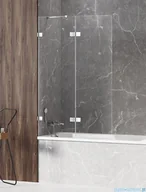 Akcesoria do armatury i ceramiki - NEW TRENDY Avexa parawan nawannowy 2-częściowy 130x150 cm lewy przejrzyste EXK-1960 | - miniaturka - grafika 1