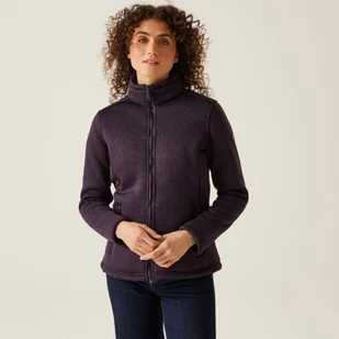 Regatta Damski Polar z Suwakiem Razia II Fioletowy - Bluzy damskie - miniaturka - grafika 1