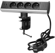 Gniazdka elektryczne - Gniazdo meblowe Orno FS-8 4 gniazda + 2 USB - miniaturka - grafika 1